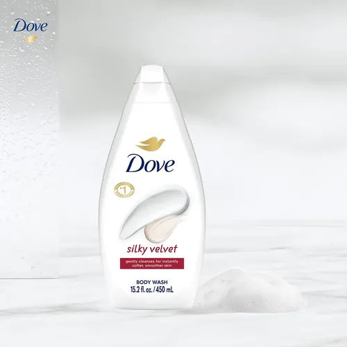 Jabón Líquido Corporal Dove Silky Velvet 900ml Hidratante