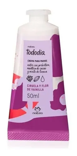 Cremas Para Manos Naturatododiaciruelay Florde Vainilla 50ml