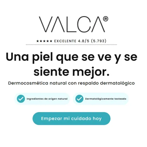 Cera Regeneradora Valca para Piel Seca y Sensible, Con Vitamina A y Omega