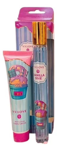 Set Perfume Y Crema Give Me Gourmand Vainilla Para Damas