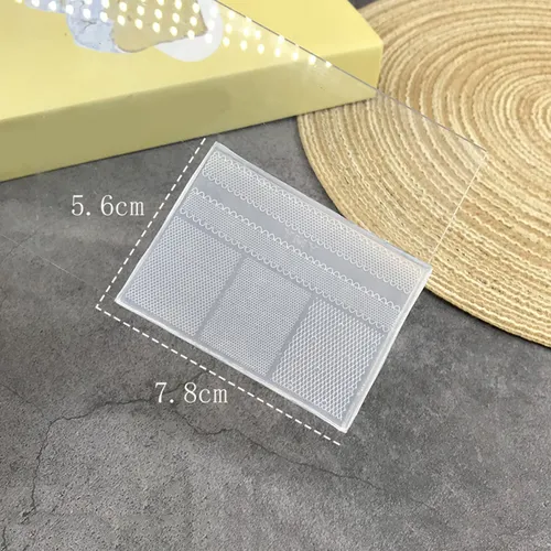 Pack Of 2 Lace Embossing Europe Nails Art Molds Silicone
