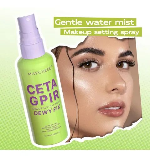 Spray Fijador De Maquillaje De Larga Duración, Impermeable Y