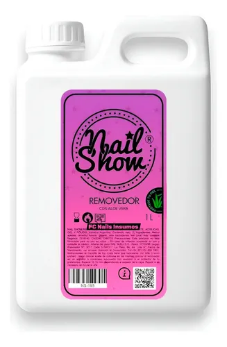Nail Show 1 Litro Removedor Semipermanente Soft Gel Acrílico