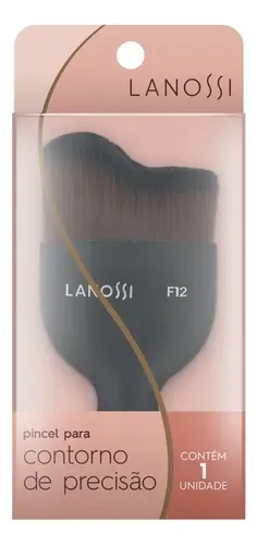 Pincel de contorno Lanossi de color negro rosado