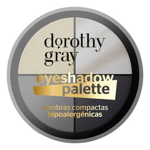 Paleta Sombras Compactas Dorothy Gray Grey Hipoalergénicas 4 Tonos