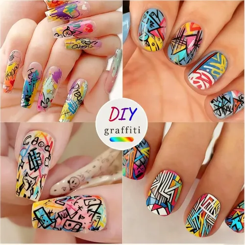 12 Colors Nail Art Pens Set, Nail Art Markers With Gel ..