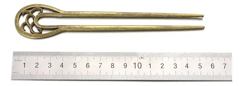 Pinza De Cabello Metálica En Forma De U Para Peinados