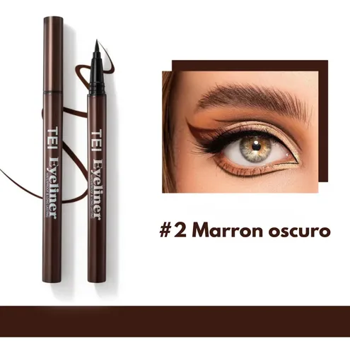 Delineador De Ojo Tei Liquido Waerproof De Larga Duracion