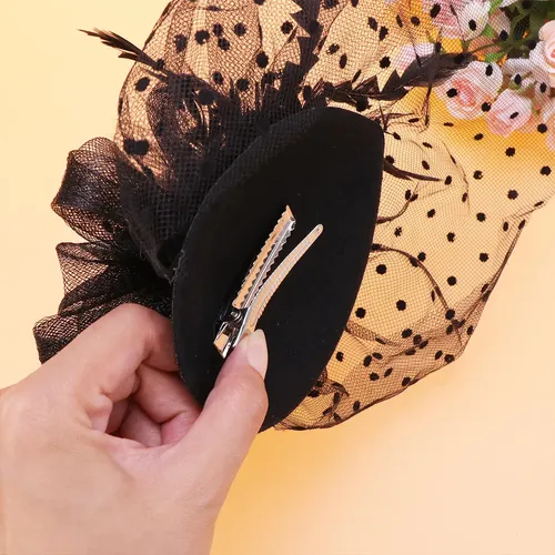 Fascinador For Novia, Sombrero, Pinza For El , Velo De