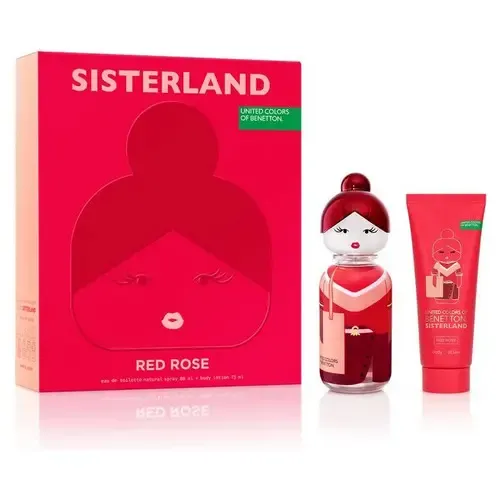 Benetton Sisterland Red Rose – Edt 80 Ml + Loción Corporal 7