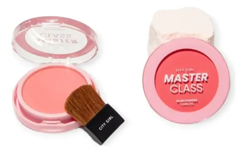 Kit Paleta De Sombra +rubor+iluminador Glow City Girl Master