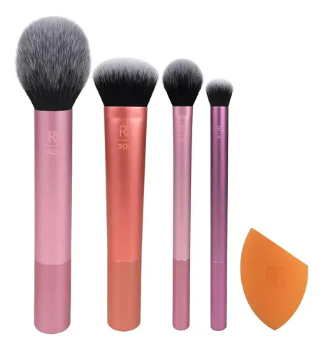 Real Techniques, Everyday Essentials, Set De Brochas De .