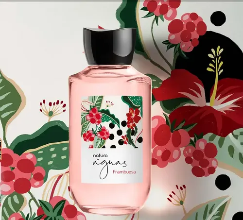 Aguas Frambuesa Colonia Para Dama X 150 Ml Natura Con Dosificador incluido