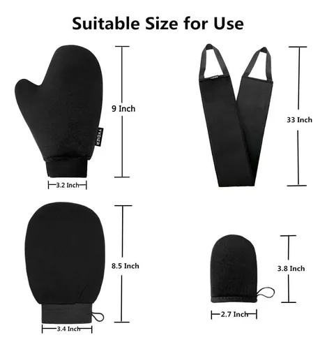 Kit De Autobronceado 4 En 1, Guantes Y Aplicador, Anti