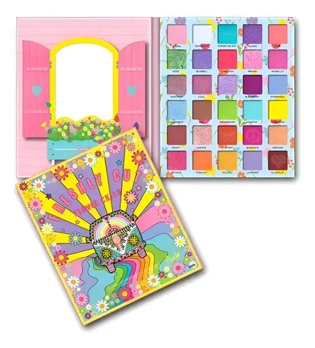 Kit Paleta Sombras Flower Child Freshly Cut Rude Cosmetics