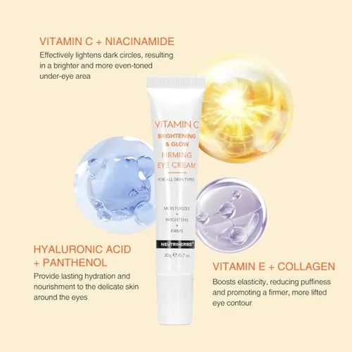 Crema Para Ojos Neutriherbs, Gel De Ojos Con Vitamina C Para