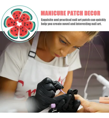 5 Bolsas De Parches De Uñas Adhesivas Para Decorar