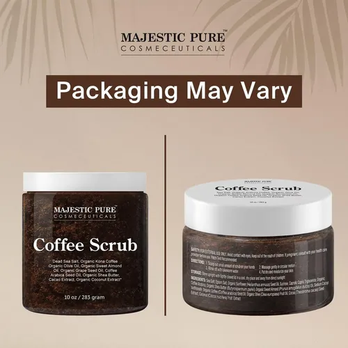 Majestic Pure Exfoliante De Café Arábica Con Sal Del Mar Mue