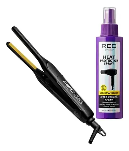 Plancha Pencil Kiss Y Spray Protector Térmico
