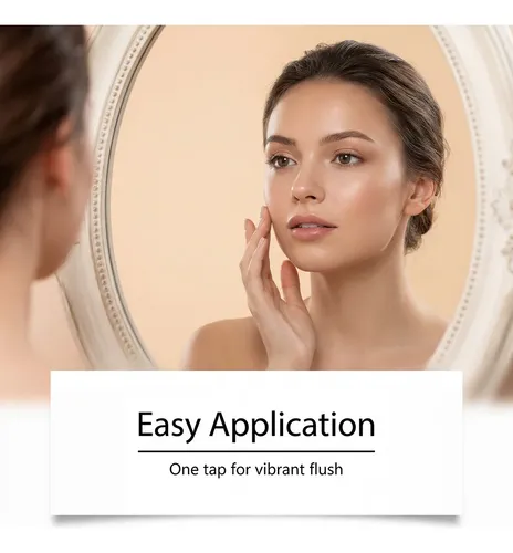 Rubor De Corazón Dúo Rosa Natural Maquillaje Pigmentado