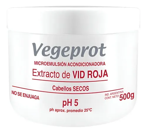 Microemulsion Acondicionadora Vegeprot Vid Roja X 500gr