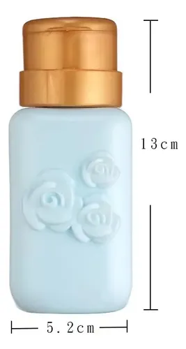 Dosificador Contenedor Dispenser Acetona Uñas Manicura 200ml