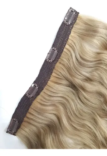 Cortina De Cabello Natural 2mt De 50cm De Largo Con Color