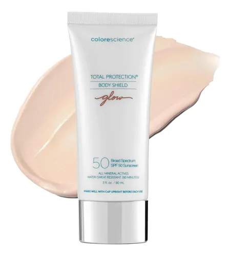 Protector Solar Corporal Spf 50 Mineral Con Brillo Perlado