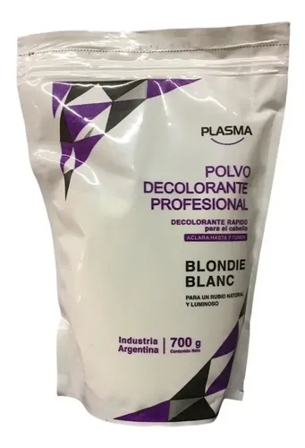 Polvo Decolorante Plasma Blondie Blanc 700gr Para Rubios