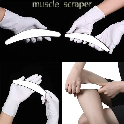 Juego De Herramientas De Masaje Gua Sha De Acero Inoxidable
