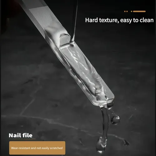 Lima De Uñas De Vidrio Resistente Lavable