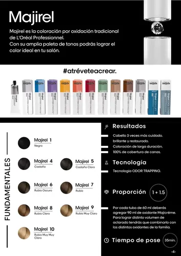 L’oreal Professionnel Majirel Coloración Tintura 60 Ml + Ox 7.18 – Rubio Ceniza Moca