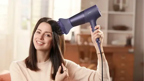 Secador De Pelo Philips Thermoshield Bhd514/00 Violeta 2300w