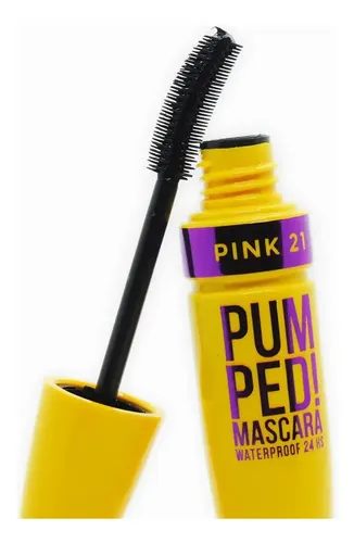 Rimel Mascara Pestañas Pumped Waterproof 24 Hrs Pink21 Color Modelo 2