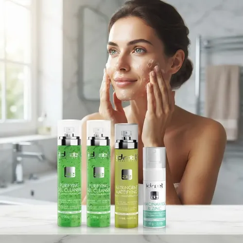 Rutina Skincare Piel Grasa Acne Grano Poros Dilatados Idraet
