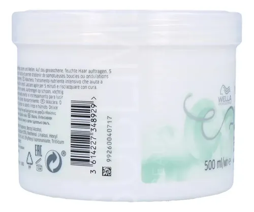 Mascarilla para ondas y rizos Wella Nutricurls 500ml
