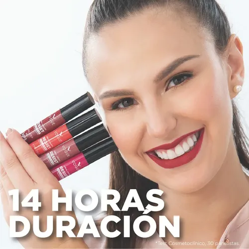 Labial Vogue A Prueba De Besos Resist Color Poderosa Mate