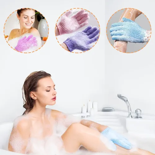 Guantes Exfoliantes 30 Colores Para Baño Y Spa