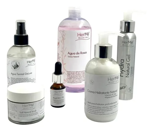 Set Skincare Deluxe- Brumas+serum+exfoliante+crema+gel