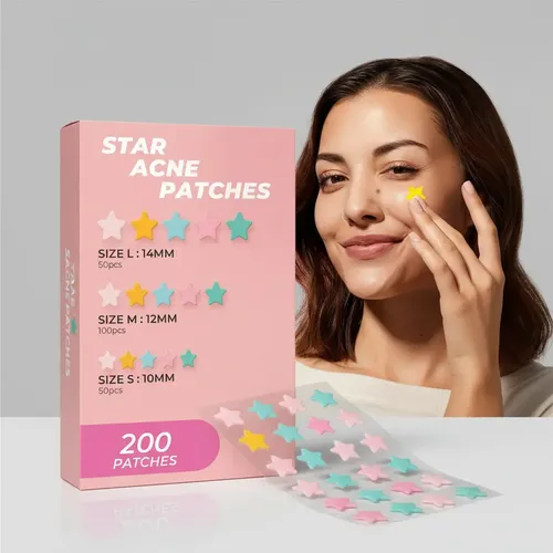 Parches Acné Granitos Piel Grasa X200 Forma Estrella