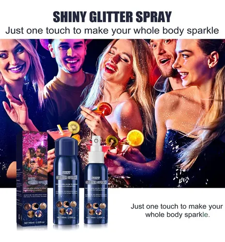Brillo Corporal Body Glitter Para Secar Rápidamente Y Secar