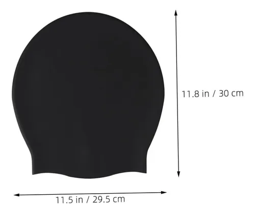 Gorro De Natación De Silicona Grande For Mujeres Y Adultos
