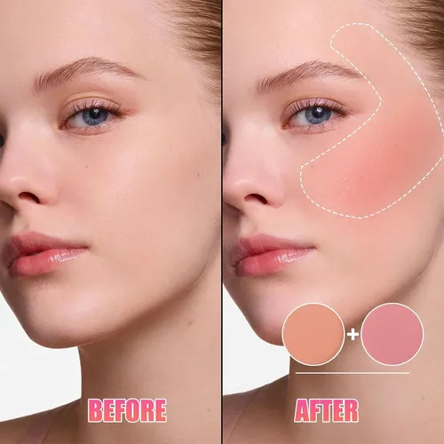 Paleta Rubor Mate 10 Colores Dwdiwen