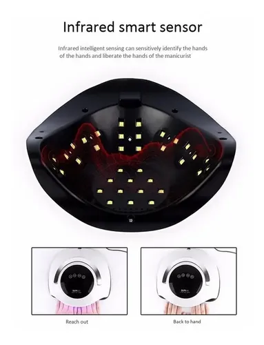 Cabina Uñas Leontecs Bq5t Uvled 120w Profesional Gel