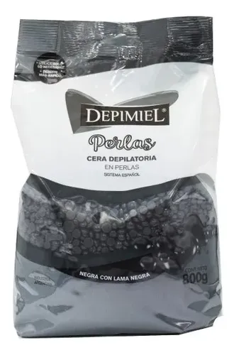 Combo X12 Ceras En Perlas Negras Para Depilar Depimiel 800g