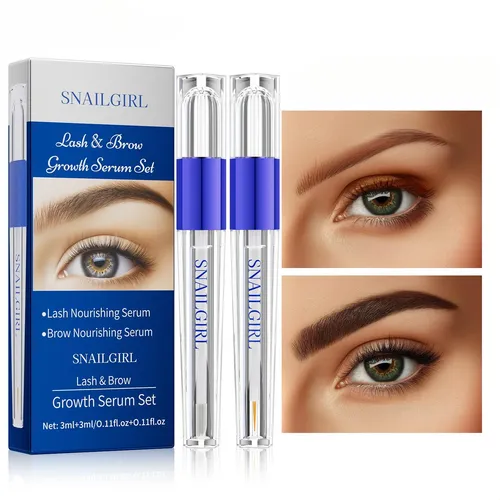 2pcs Suero Cejas Y Pestañas Crecimiento Fortalecedor