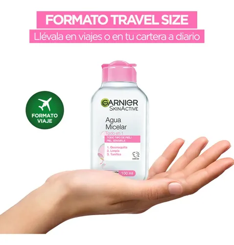 Agua Micelar Garnier Skinactive Todo En 1 Facial 100ml