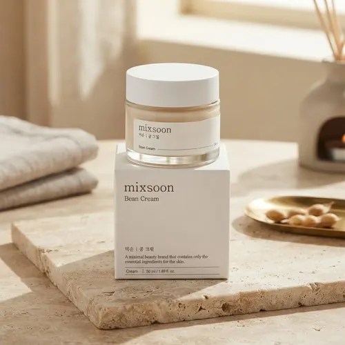 Crema Facial Mixsoon Bean Cream Coreana Hidratante 50ml