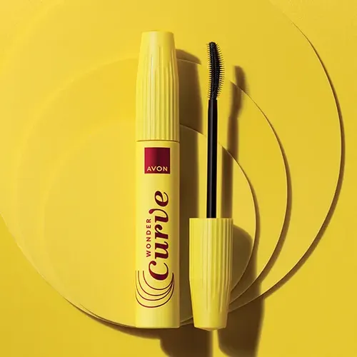 Máscara de volumen curvatura y elevación para pestañas wonder curve Avon color negro