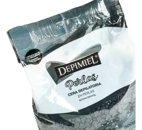 Cera Depilatoria Perlas Depimiel 800 Gr Lama Negra